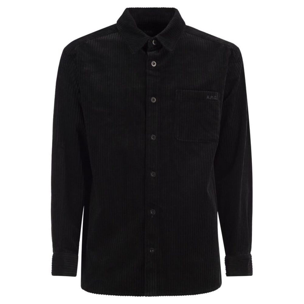 A.P.C. Men Cotton Corduroy Shirt